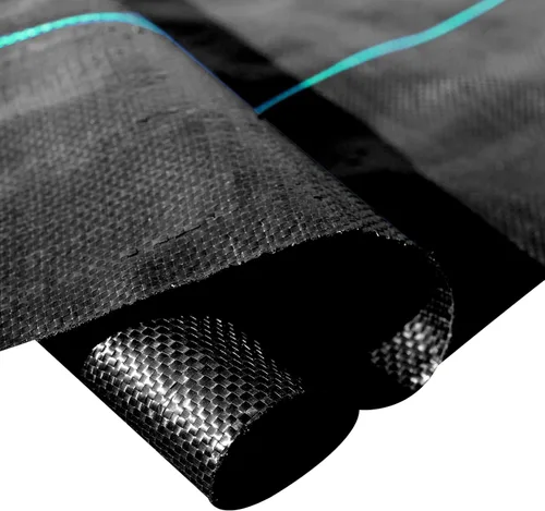 Miniatura 9 de Happybuy - Funda para suelo de tela geotextil resistente, no tejida para invernadero comercial, jardín, barrera, tapete para bloqueo