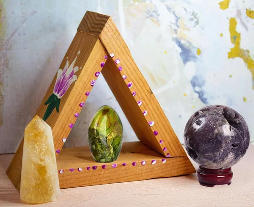 Miniatura 3 de AMOYSTONE Piedra de preocupación pulida de ópalo verde natural para aliviar la ansiedad, piedra preciosa de reiki de cristal curativo de mano