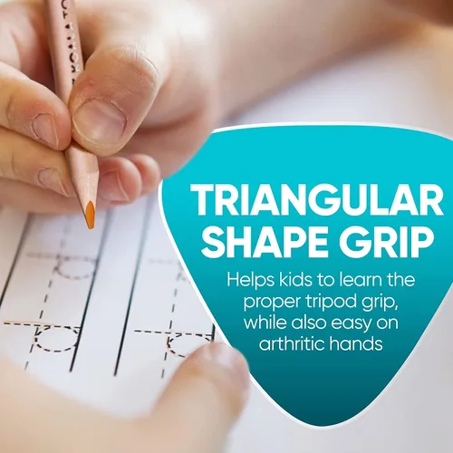 Miniatura 4 de KOALA TOOLS - Lápices de Colores Bear Claw para Adultos y Niños, Lápices de Colores Solubles en Agua con Agarre Triangular para Arte y Sombreado
