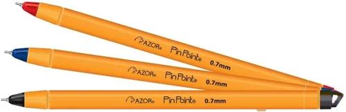 Miniatura 7 de AZOR Bolígrafos de punta fina de punta fina de 0.028 in – Bolígrafos surtidos (paquete de 10: 5 negros, 3 azules, 2 rojos)