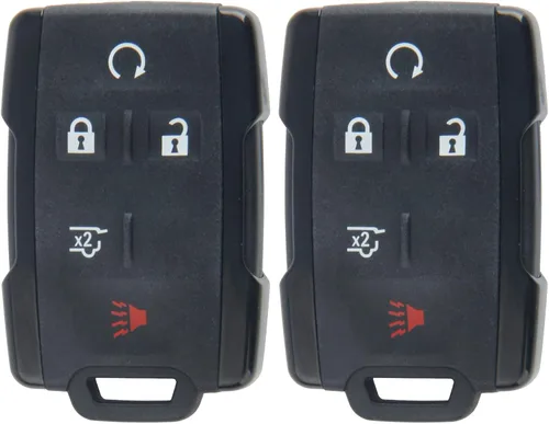 Miniatura 20 de M3N-32337100 Estuche para Llavero Compatible con Sierra Colorado Silverado 1500 Silverado 2500 Silverado 3500 Tahoe Canyon Sierra 1500 Yukon