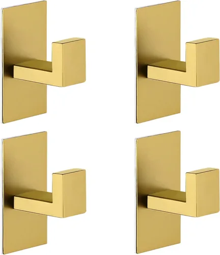Miniatura 7 de Nolimas Paquete de 4 ganchos adhesivos para toallas, ganchos de pared resistentes, ganchos para toallas para baño, cocina, ganchos adhesivos