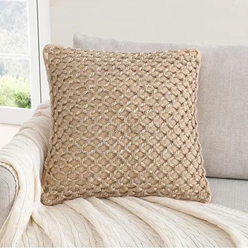 Miniatura 35 de Boho Living Jada Cojín Decorativo, Incluye Acento, Diseño Tejido Premium, Decoración de Sala de Estar, (1) Funda de Cojín de 20" x 20" con Relleno