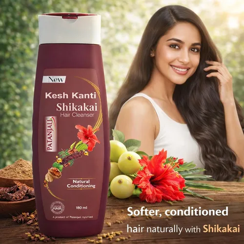Miniatura 7 de patanjali Kesh Kanti Shikakai limpiador de cabello 6.1 fl oz / 6.08 fl oz
