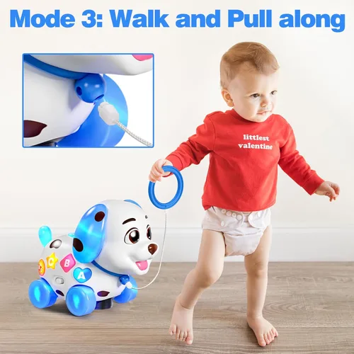 Miniatura 3 de HumorPlay Juguete Musical de Cachorro para Bebé de 6-12-18 Meses, Juguetes de Arrastrarse y Caminar para Niño Niña de 1 Año de Edad, Regalo