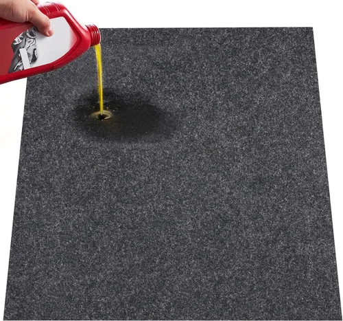 Miniatura 10 de VEVOR Tapete para Piso de Garaje, 3'x5' Tapete para Derrames de Aceite, Tapete para Piso de Garaje Debajo del Automóvil, Duradero, Reutilizable