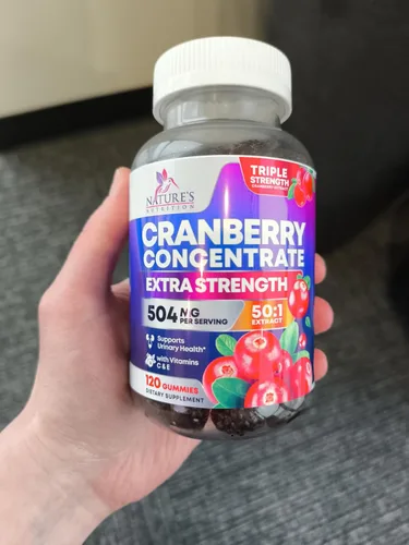 Miniatura 2 de Extracto de arándano de 504 mg por porción – Gomitas de arándano para apoyo a la salud del tracto urinario – Ayuda a limpiar y proteger, suplemento