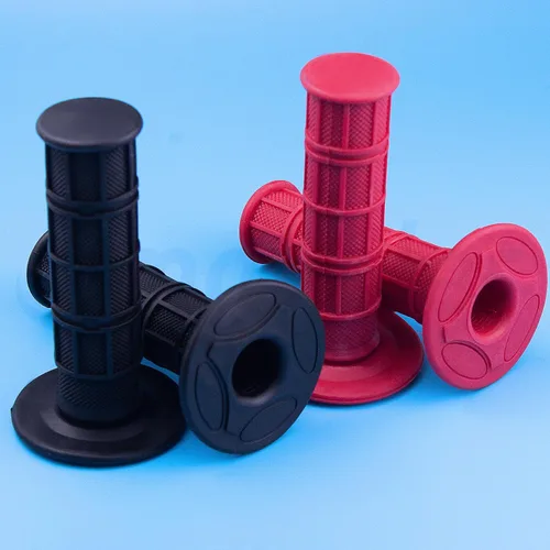 Miniatura 4 de Empuñaduras de goma de 7/8 pulgadas de 0.866 in, piezas de repuesto para Arctic Cat Suzuki, Yamaha, Kawasaki, Honda, ATV, Pit Dirt Bike. Negro