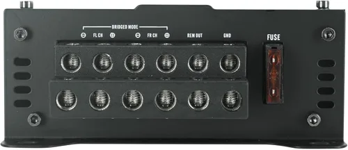 Miniatura 4 de Power Acoustik SB4-2500D 2500W Max 4-Channel Class D Amplificador de coche, estable de 2 ohmios, chasis compacto, refuerzo de graves, filtros