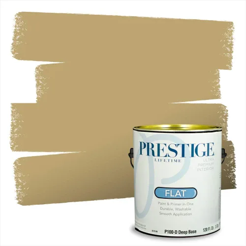 Miniatura 267 de PRESTIGE Paints Exterior Paint and Primer In One, 1-Gallon, Satin, Comparable Match of Benjamin Moore* Royal Linen* 931BM-PCM