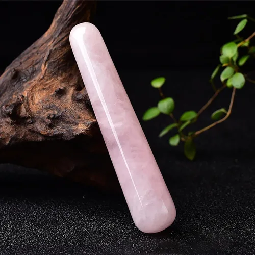 Miniatura 7 de Varita de masaje de piedra, varita de masaje de cristal, 3.93 pulgadas de cuarzo natural, varita de masaje facial, herramienta de masaje de palo