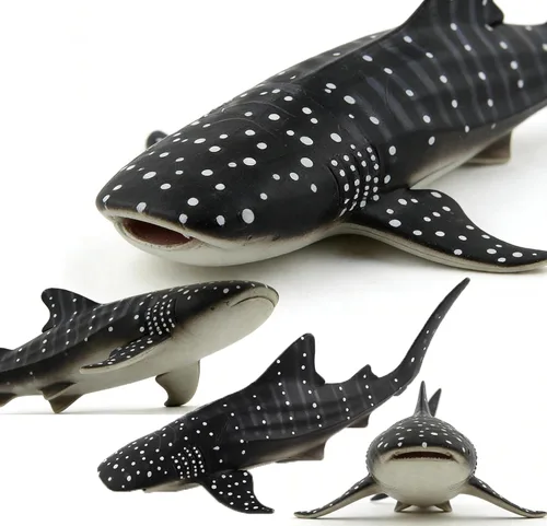 Miniatura 2 de SmilerSmile Juguetes educativos de animales marinos sólidos, simulación de tiburón oceánico, criatura marina, juguete para niños pequeños