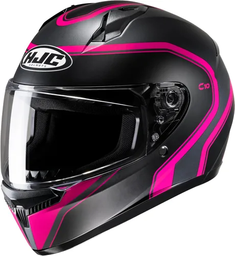 Miniatura 6 de Casco integral de motocicleta HJC C10 Elie con visor protector HJ-34P Pinlock, aprobado por DOT (MC5SF, Mediano)