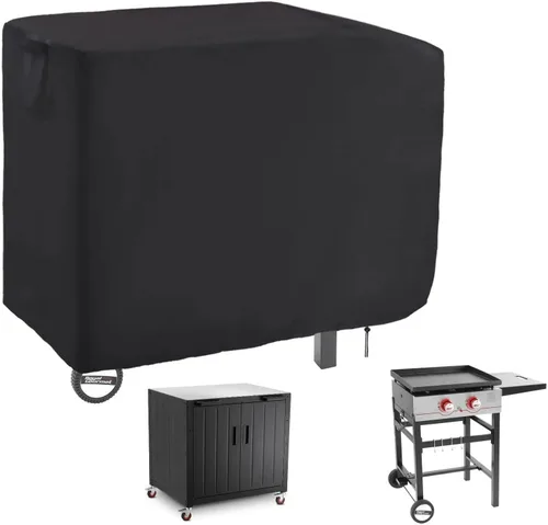 Miniatura 22 de Cubierta de horno de pizza para Ninja, cubierta de parrilla resistente para horno de exterior Ninja OO100 serie Woodfire 8 en 1, cubiertas