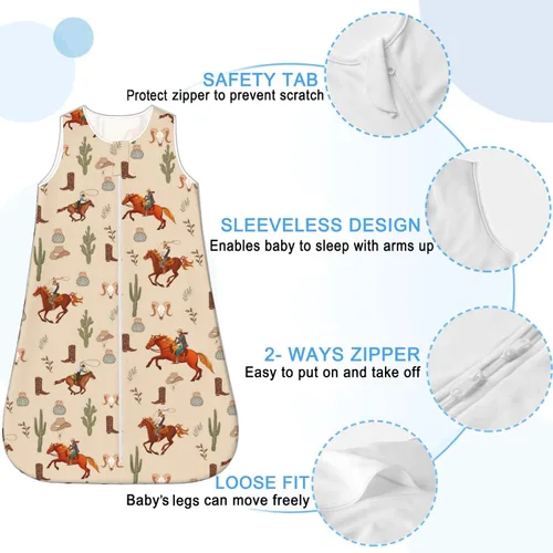 Miniatura 5 de Manta de bebé unisex para bebé, estilo occidental, 0-6 meses