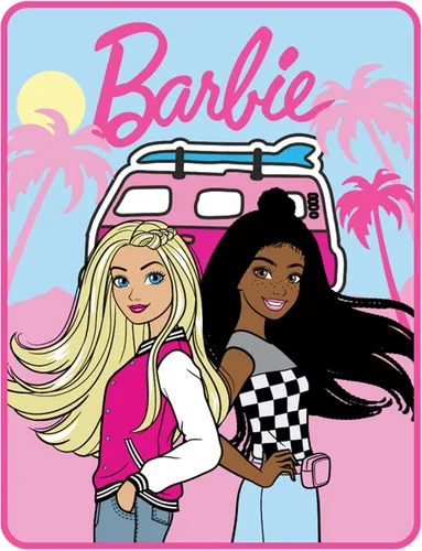 Miniatura 4 de Coleccionables Barbie Película Ropa de Cama de Felpa Supersuave de Lujo de Pelo Sintético, 50 por 60 pulgadas, (Producto Oficial Licenciado)