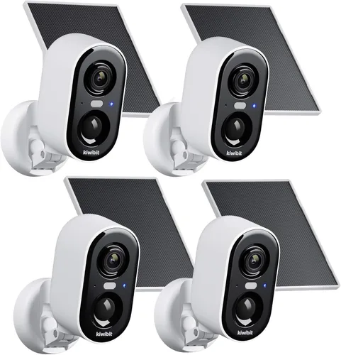Miniatura 10 de Kiwibit Cámaras de seguridad inalámbricas para exteriores, cámara exterior 2K para seguridad del hogar, cámara de batería, montaje magnético