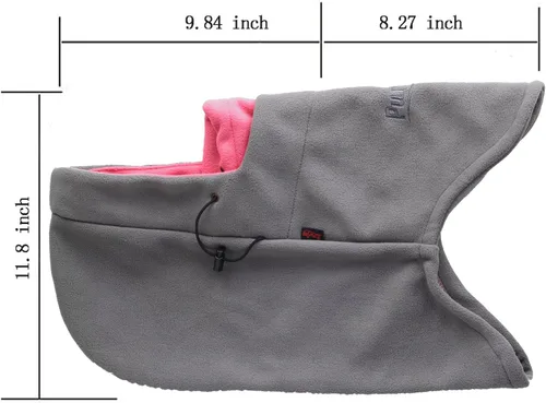 Miniatura 14 de Pasamontañas de forro polar cálido para bicicleta de esquí, máscara de cara completa, calentador de cuello, gorra deportiva de invierno