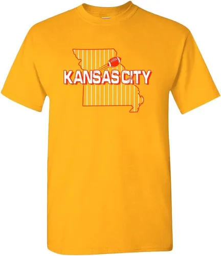 Miniatura 4 de Xtreme Apparrel Camiseta para hombre Team Field Map para aficionados al fútbol Dallas - Camisa azul marino