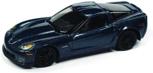 2012 Chevrolet Corvette Z06 Supersónico Azul Metálico Clásico Oro Colección Serie Edición Limitada a 12240 Piezas en Todo el Mundo 1/64 Modelo de