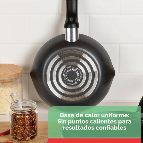 Miniatura 4 de T-fal Platinum - Cazuela antiadherente de 3 cuartos de galón apta para inducción, horno, parrilla y lavaplatos, color gris