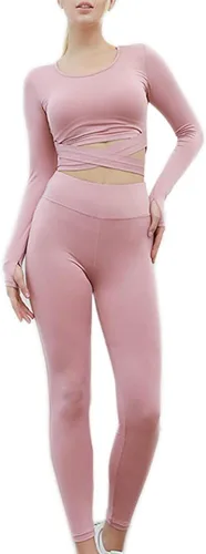 Miniatura 3 de 5 conjuntos de entrenamiento para mujer yoga correr atletismo gimnasio ejercicio ropa deportiva