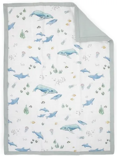 Miniatura 8 de Little Unicorn Manta de edredón de muselina Tela de muselina suave y transpirable 36 x 50 pulgadas 100% algodón Manta para cuna y cama