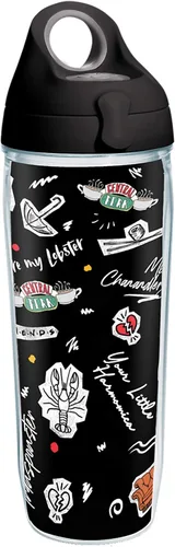 Miniatura 16 de Tervis Vaso aislado de doble pared con diseño de collage de amigos hecho en Estados Unidos mantiene las bebidas frías y calientes, 16 onzas, clásico