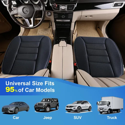 Miniatura 3 de Lofty Aim Cojín Premium para Asiento de Automóvil, Cojín para Conductor con Espuma Viscoelástica de Confort y Base de Goma Antideslizante