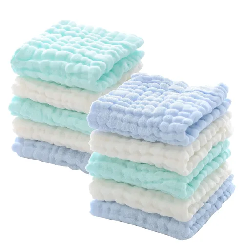 Miniatura 11 de MUKIN Toallitas para bebé, toallitas de algodón natural para bebé, toalla suave para la cara del bebé recién nacido para piel sensible, registro
