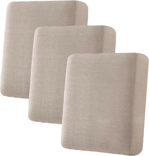 Miniatura 19 de H.VERSAILTEX Fundas Súper Elásticas para Asiento Individual, Fundas de Sofá, Fundas de Cojines, Juegos de Fundas, Tela Gruesa de Sarga con Textura