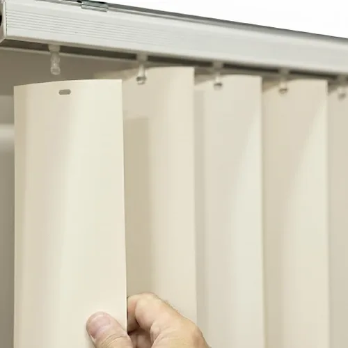 Láminas de repuesto para persianas verticales, PVC resistente y curvadas (blanco hueso), elige el tamaño y la cantidad (10, 0, pulgadas, 0,