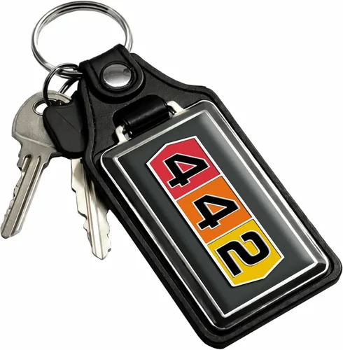 Miniatura 73 de Brotherhood Car Key Chain for Cutlass - Classic Models Keychain for Men and Women Gift Key Ring Azul alpino