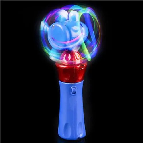 Miniatura 5 de Varitas giratorias de orbiter con luz LED de 7 pulgadas (paquete de 2) 1 azul + 1 rojo. Baterías incluidas. Juguete giratorio para niños, niñas