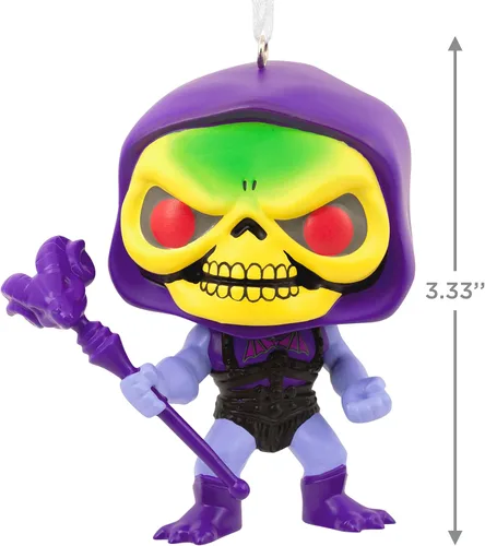 Miniatura 4 de Hallmark Masters of The Universe Skeletor con Armadura de Batalla Funko POP! Adorno Navideño (0003HCM1109)