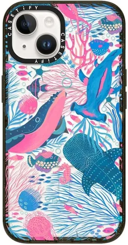 Miniatura 123 de CASETiFY Impact - Funda para iPhone 13 [protección contra caídas de 6.6 pies/compatible con Magsafe] Black Kingsnake, color negro transparente