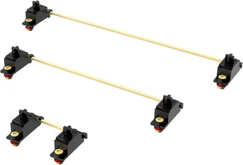 Miniatura 8 de Estabilizador DUROCK V3, estabilizadores de tornillo con cables de 2u 6.25u 7u, estabilizadores de teclado de montaje en PCB para teclados mecánicos