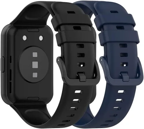 Miniatura 12 de Senter Correas de repuesto de goma suave de liberación rápida para Huawei Watch Fit 2 Smart Watch Blanco