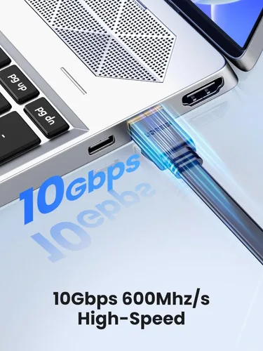 Miniatura 2 de Cable Ethernet UGREEN Cat 7, cable Ethernet de 30 pies con alta velocidad de 10 Gbps, 100% alambre de cobre puro y conectores chapados en oro