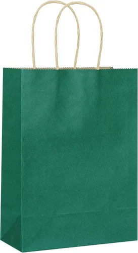 Miniatura 9 de 25 bolsas de regalo pequeñas de papel kraft morado claro, bolsas de regalo moradas con asas para recuerdos de fiesta (8.2 x 6 x 3.1 pulgadas)
