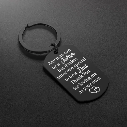 Miniatura 3 de iJuqi Regalo para padrastro de hija e hijo, regalos del día del padre, regalos de Navidad para padrastro, gracias por amarme como tu propio