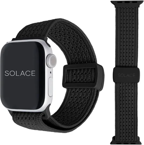 Solace Sport Adapt - Correas para Apple Watch, nailon transpirable con cierre magnético, correa unisex para reloj inteligente, correa para Apple