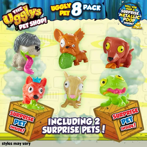 Miniatura 2 de Figura de juguete Ugglys Pet Shop (paquete de 8)
