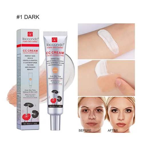 Miniatura 2 de Crema CC Hidratante con Centella Asiática - Primér Pre-Maquillaje Multiusos Hidratante, Corrector Facial, Protector Solar, Crema CC de Cobertura 01