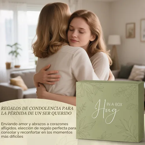 Miniatura 3 de Cestas de Regalo de Condolencias Regalos de Simpatía para Pérdida de un Ser Querido Madre Padre Esposo Mamá Papá, Regalos Conmemorativos de Verde