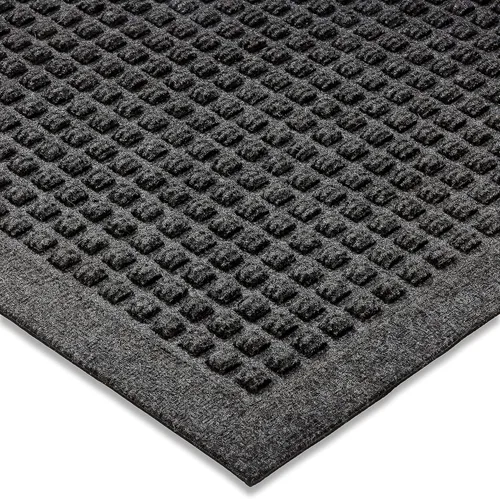 Miniatura 11 de Ecomills Tapete de goma para atrapador de agua, 18 x 30 pulgadas, azul, tapete de entrada absorbente para barro, lluvia, nieve, interior y exterior