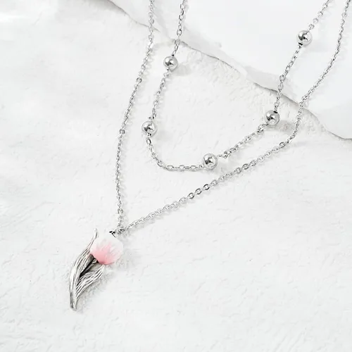 Miniatura 166 de CHIC & ARTSY Tobilleras delicadas de plata de ley S925 para verano, pulsera de tobillo ajustable multicapa para playa, joyería de pie para mujer