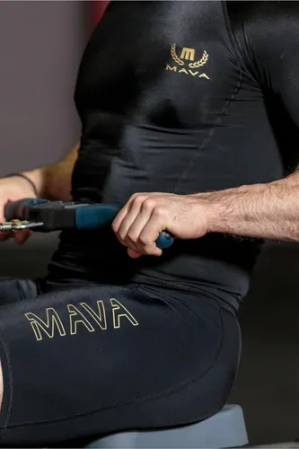 Miniatura 5 de Mava Sports playera ceñida mangas cortas para hacer ejercicios prenda interior para hombre