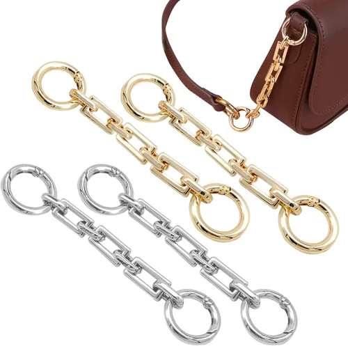 4 piezas de 4.5 pulgadas correa extensor de bolsa extensor de cadena extensor de correa de repuesto bolsa de accesorios correas de cadena colgantes