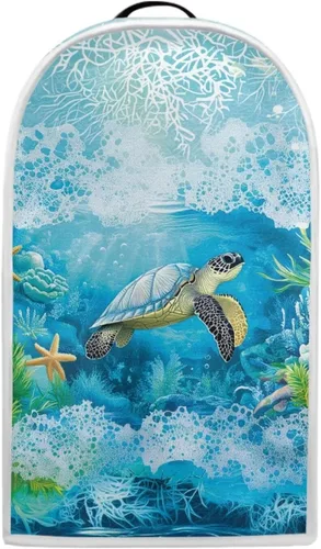 Miniatura 45 de Talayituse Cubierta antipolvo para licuadora con estampado de tortuga de playa, cubierta de protección de huellas dactilares para batidora de pie